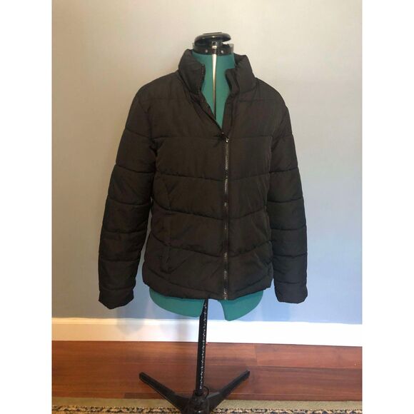 Cole Haan Signature Black Puffer Women's Coat, size S - Picture 1 of 4